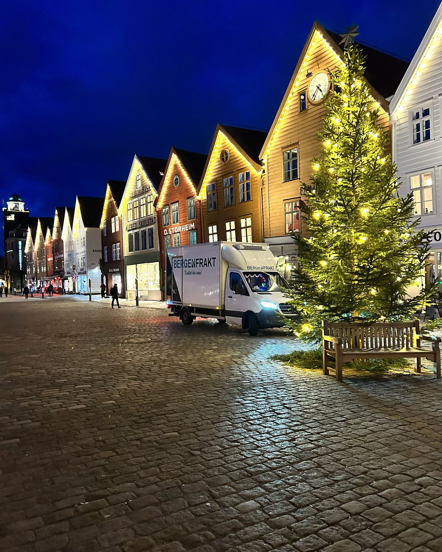 Julestemning på Bryggen!