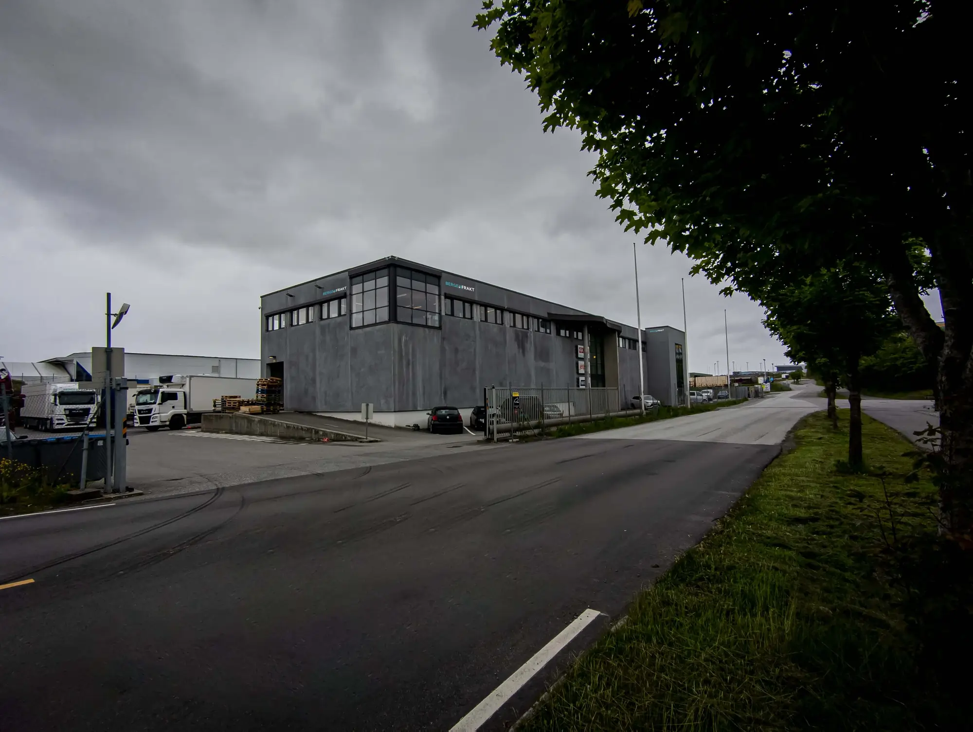 Bergen Frakt lastebil under lokal levering